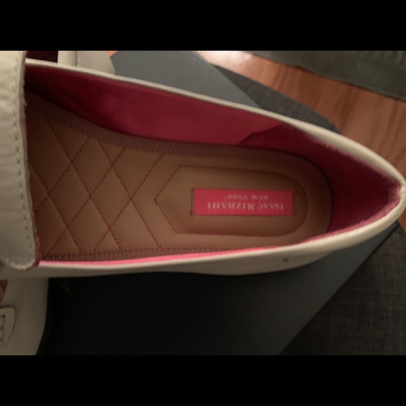 Leather slip-on with silver accent, like new - Picture 5 of 6